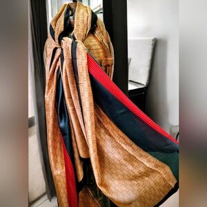 SCARF/Ladies Silk Scarf /Hijab Monogram Style| Head Wrap NWOT